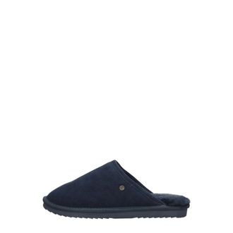 Warmbat Classic Open Slipper - Heren - Pantoffels - Blauw - 44 EU - Wol - Schoenen