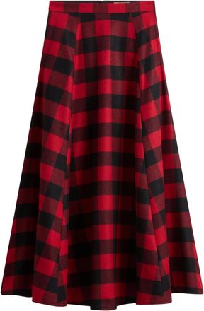 Woolrich Gonna a quadri - Rosso