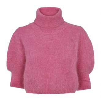Americandreams Piro Pullover - Dames - Coltruien - Roze - XL - Wol - Truien & Vesten