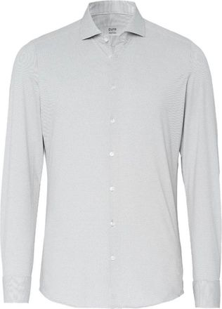 Pure Heren, Overhemden, Grijs, Maat: 5XL Taf