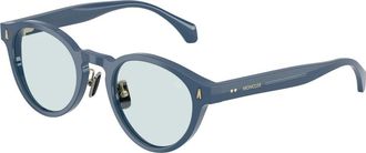 Moncler Ember Zonnebril - unisex - Zonnebrillen - Blauw - 49 MM - Accessoires
