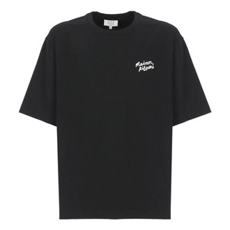 Maison Kitsun&eacute; Hombre, Camisetas, Negro, Talla: XL
