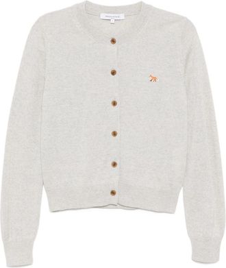 Maison Kitsun&eacute; Logo-patch Cardigan