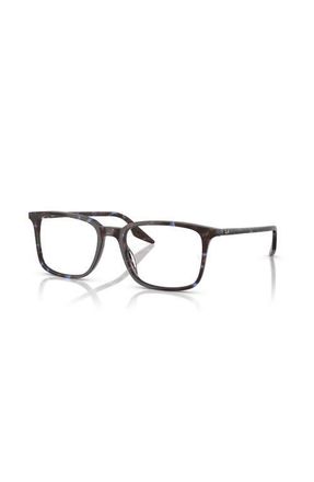 Ray-Ban 55mm Rectangle optical glasses in Blue at Nordstrom