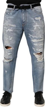 Dolce & Gabbana Jeans - Heren - Loose Fit Jeans - Blauw - S - Jeans