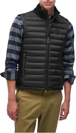 Colmar Multi Materiaal Gewatteerde Hybride Vest - Heren - Bodywarmers - Zwart - XL - Fitness