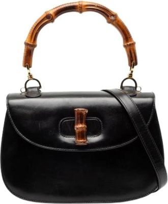 Gucci Pre-owned Handbags, female, Black, Size: ONE SIZE Pre-owned Vintage Handbag