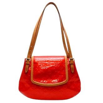 Louis Vuitton Pre-owned Vernis Schoudertas - Dames - Pre-owned - Rood - Maat: ONE Size Leer