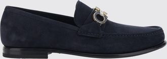 Ferragamo Mocassini Penny in pelle nabuk con dettaglio Gancini