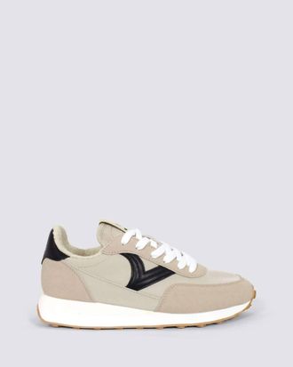 Victoria Womens Astro Nylon Shoes In Beige/black