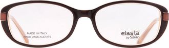 Elasta Demo Cat Eye Unisex Eyeglasses ELASTA 5806 0SW8 52