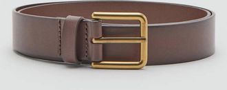 Mango Cintura fibbia quadrata marrone medio - Uomo - 100 - MANGO MAN