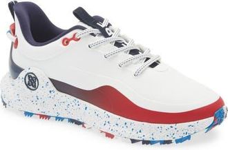 G/Fore MG4+ O2 Gradient Golf Shoe in Snow/Classic Red at Nordstrom, Size 10.5