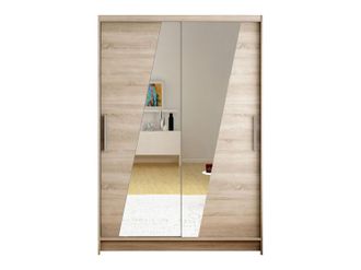 Mirjan24 Mobilier1 - Armario Closico 152, Trufa Roble, 200x120x58cm, Puertas De Armario: Correderas, N&uacute;mero De Estantes: 0