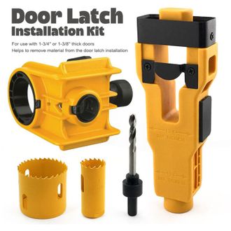 OEM Nuevo Kit Profesional: Plantilla De Perforaci&oacute;n Para Cerraduras De Pomo + Herramienta De Embutir Para Pestillos - Para Puertas De Madera Y Metal (nara