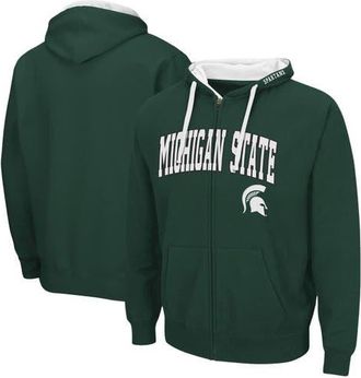 Colosseum Mens Colosseum Green Michigan State Spartans Big & Tall Full-Zip Hoodie at Nordstrom, Size 2Xb