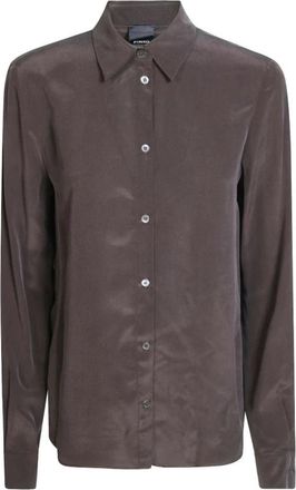 Pinko Pinko Shirts - Dames - Casual Overhemden - Bruin - M - Overhemden