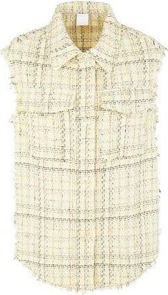 8 by YOOX COTTON TWEED SLEEVELESS JACKET
