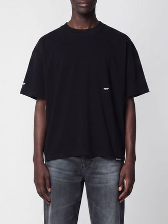 Represent T-shirt relaxed fit in cotone con logo a contrasto