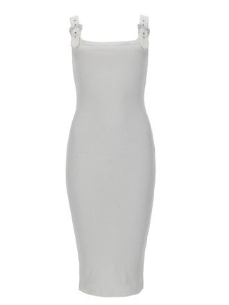 Versace Jeans Couture Couture Straight Neckline Dress