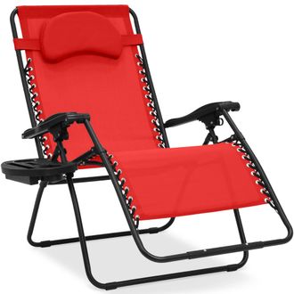 Best Choice Products Oversized Zero Gravity Chair, Folding Outdoor Patio Lounge Recliner w/ Cup Holder