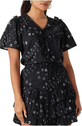 Moliin Moliin, Dames, Blouses & Shirts, Zwart, Maat: XS