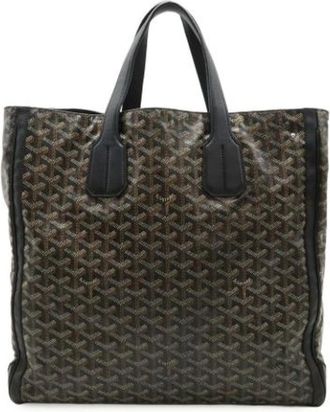 Goyard Pre-owned Tote Bags, female, Black, Size: ONE SIZE Pre-owned Leather handbags