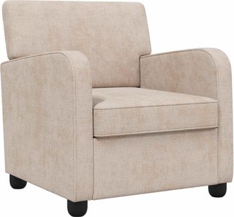 vidaXL Sill&oacute;n Beige Chenilla Vidaxl