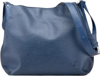 Louis Vuitton Pre-owned Shoulder Bags, female, Blue, Size: ONE SIZE Pre-owned Vintage Shoulder Bag