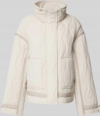 Jake*s Casual Steppjacke mit Eingrifftaschen in Offwhite, Gr&ouml;&szlig;e 46