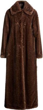 Twin-Set ROPA DE ABRIGO - Borreguito y pelo ecol&oacute;gico en YOOX.COM