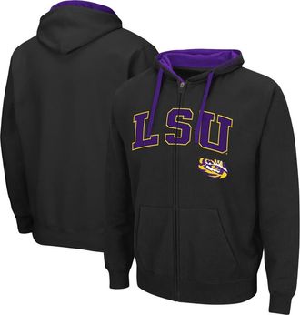 Colosseum Mens Colosseum Black LSU Tigers Big & Tall Full-Zip Hoodie at Nordstrom, Size Xxx-Large