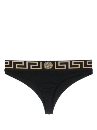 Versace Slip Greca Border - Nero