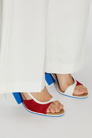 Fendi Heeled Sandals Arco, Womens, Multicolour