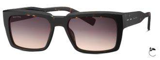 Marc O'Polo Sonnenbrille MARC OPOLO 506210, Damen, dunkelhavanna, gemustert, leicht durchscheinend, Sonnenbrillen Sonnenbrille, Form rechteckig, Verlaufst&ouml;nung, a