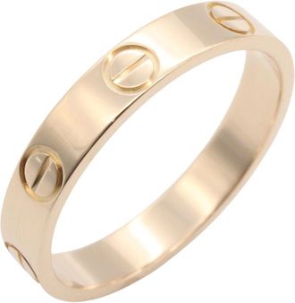 Cartier Gold Pink Gold (18K) Band Ring (Pre-Owned)