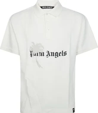 Palm Angels Palm Drift S/S Short-Sleeved Polo Shirt
