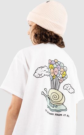A.Lab Snail Mail Kids T-Shirt bianco