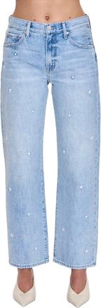 Pistola Denim Lexi Petite Stellar Vintage Bowed Straight Jean