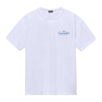Napapijri Grafisch T-shirt voor heren (Wit)