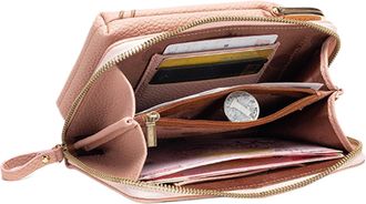 Generic Small Sling Bag for Women - PU Leather Wallet Bag - Wallet with Shoulder Strap for Cell Phone Passport Hiking Running Travel Summer Teen Girls
