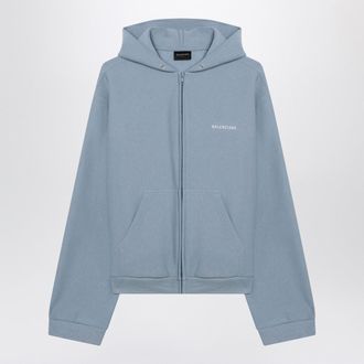 Balenciaga Balenciaga Back Regular Fit Kapuzenpullover mit Rei&szlig;verschluss