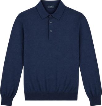 Fay Poloshirt met korte mouwen - Heren - Polos - Blauw - XL - Katoen - Tops