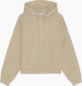 Acne Studios Mens Acne Studios Hooded Sweater in Beige - Cream - Size: 42