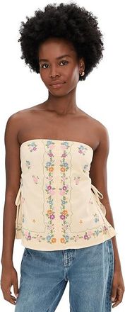 Free People Doily Days Tube Womens Clothing Cream Combo : LG (Womens 12-14), Cotton