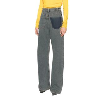 Maison Margiela Donna, Jeans, Grigio, W28, new