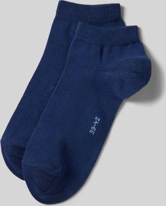 Falke Socken mit geripptem Abschluss im 2er-Pack in Royal, Größe 35-38