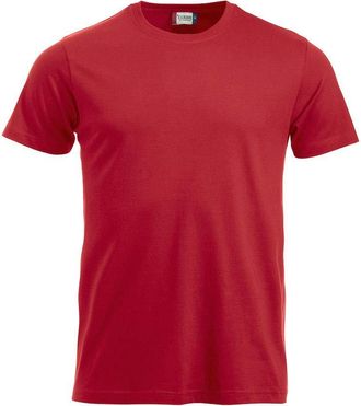 Clique Clique Mens New Classic T-Shirt, Red, Medium