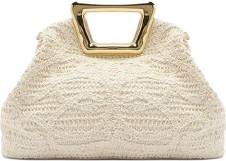 Arezzo Amelia Medium Open Stitch Crossbody Bag in Cru/Panacota at Nordstrom