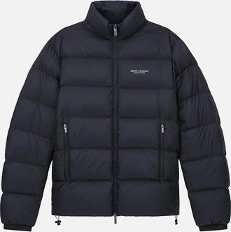 A|X Armani Exchange Mens Nylon Deep Navy Puffer Jacket - Size: 42/Regular